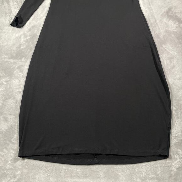 Bryn Walker Dress Womens Xl Black Maxi Pockets Lagenlook Flowy Minimal Capsule - Picture 15 of 16